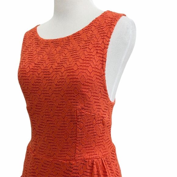 Free People Lace Poppy Dress Persimmon Orange - Picture 4 of 13
